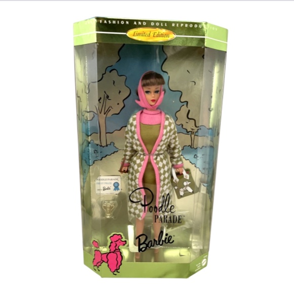 1995 Barbie 1965 Poodle Parade Repro Doll Limited Edition Mattel #15280 NRFB - Picture 1 of 5